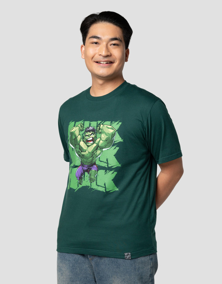 Marvel Hulk Chibi Kaos Pria