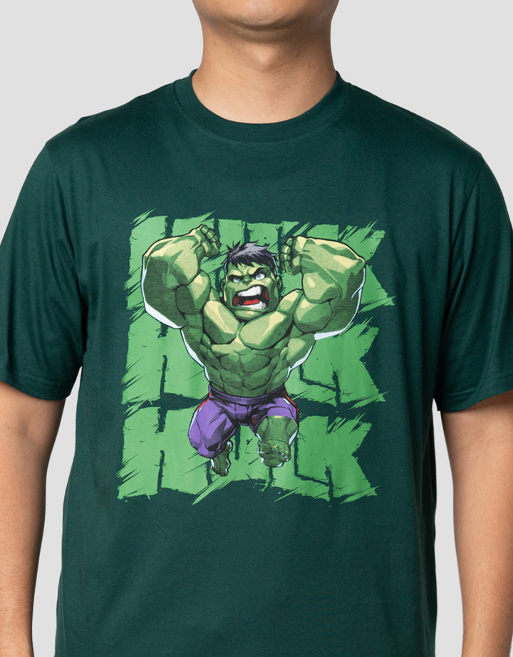 Marvel Hulk Chibi Kaos Pria