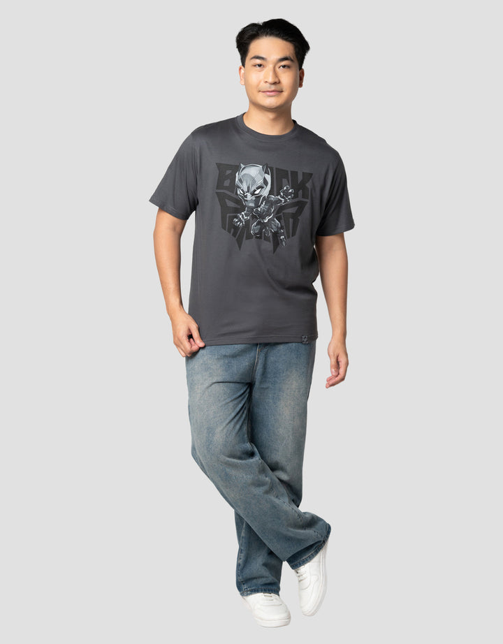 Marvel Black Panther Chibi Kaos Pria