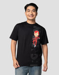 Marvel Iron Man Chibi Kaos Pria