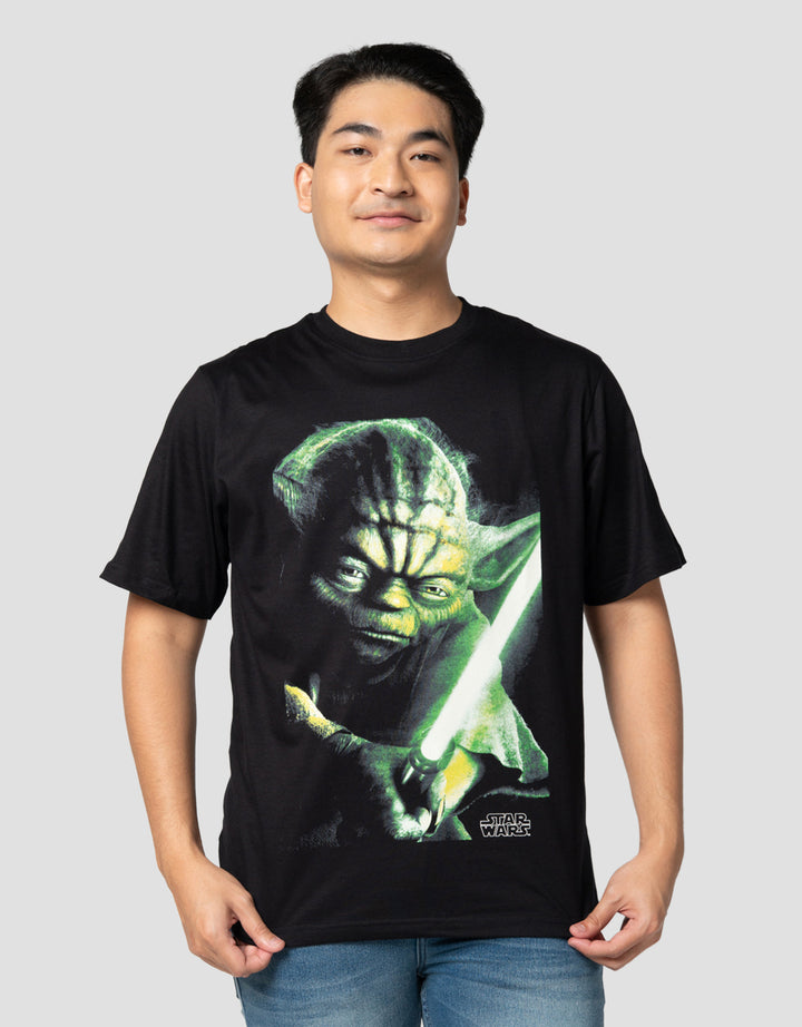 Star Wars Yoda Photoprint Kaos Pria