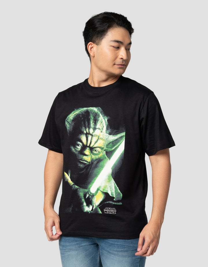 Star Wars Yoda Photoprint Kaos Pria
