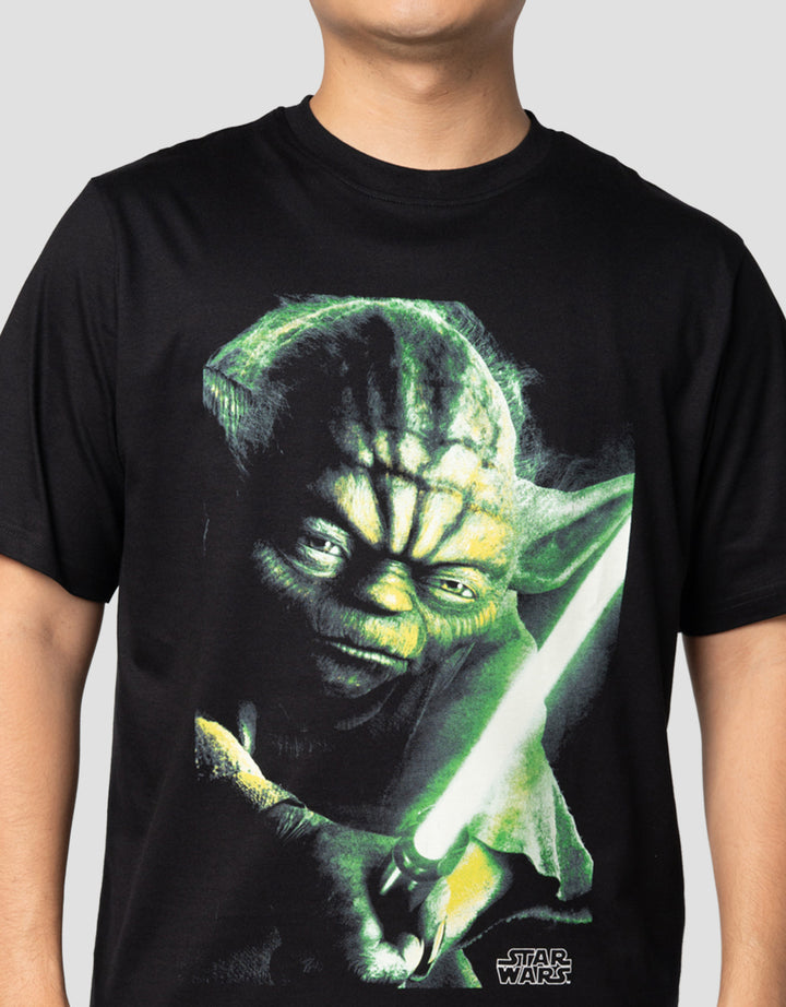 Star Wars Yoda Photoprint Kaos Pria