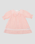 Little M 7/8 Woven Texture With Pita Dress Bayi