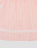 Little M 7/8 Woven Texture With Pita Dress Bayi