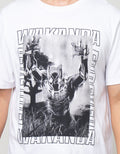 Marvel Reg Black Panther Wakanda Forever Frame Photoprint Kaos Pria
