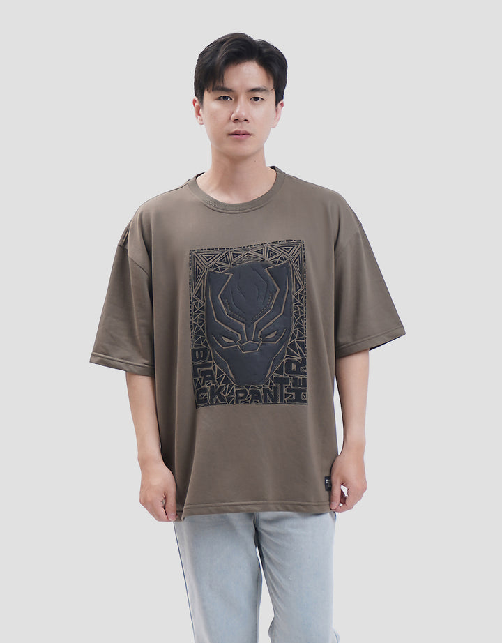 Marvel Black Panther Photoprint Kaos Oversize Pria