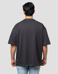 Marvel Os Black Panther Flocking Backprint Kaos Pria