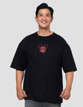 Disney Mickey Chinese Kungfu Backprint Kaos Pria