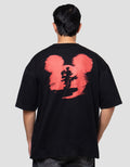 Disney Mickey Chinese Kungfu Backprint Kaos Pria