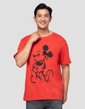Disney Reg Mickey Chinese Backprint Kaos Pria