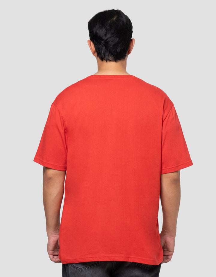Disney Reg Mickey Chinese Backprint Kaos Pria