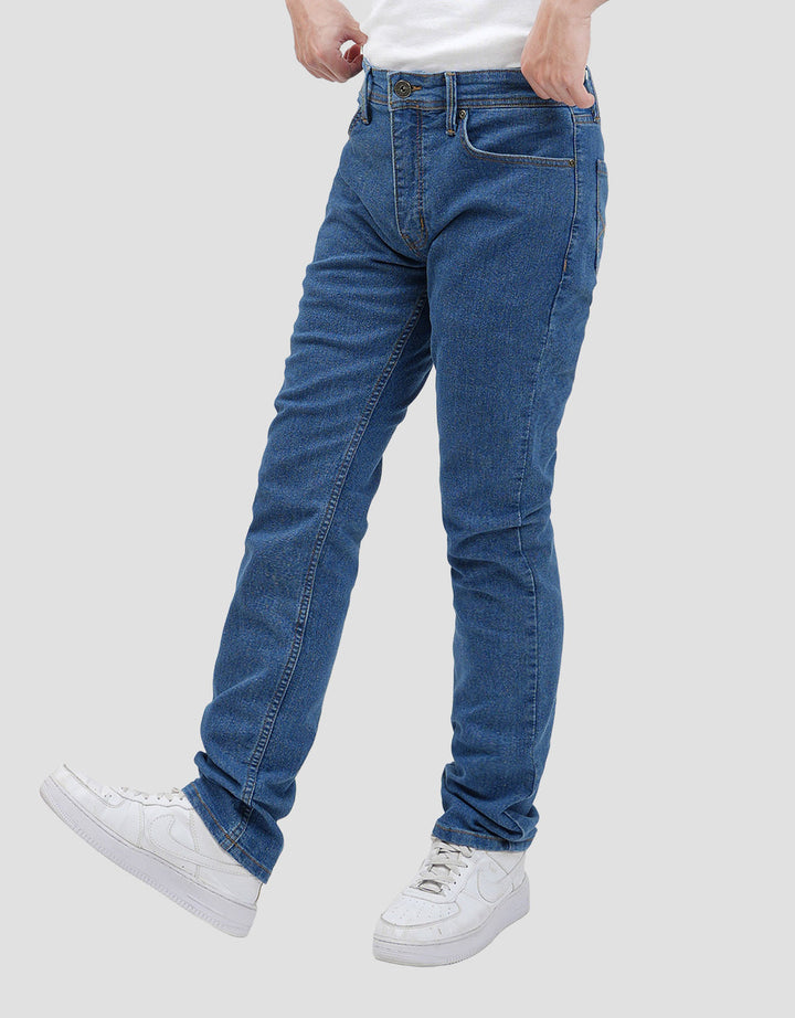 Nevada Hard Slim Fit Celana Denim Pria