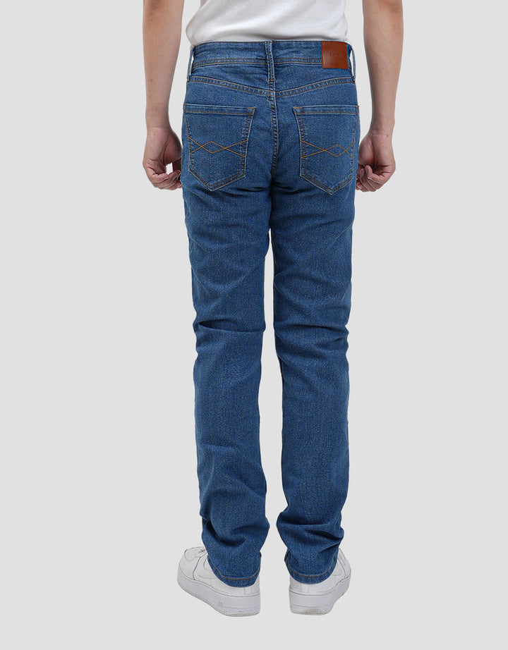 Nevada Hard Slim Fit Celana Denim Pria