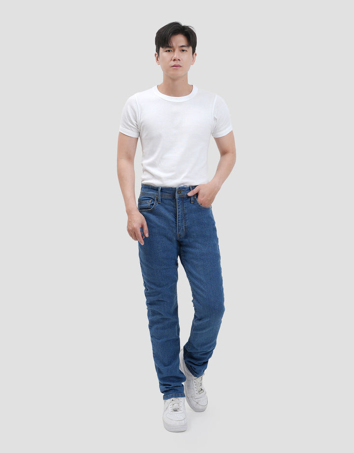 Nevada Hard Slim Fit Celana Denim Pria