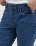 Nevada Hard Slim Fit Celana Denim Pria