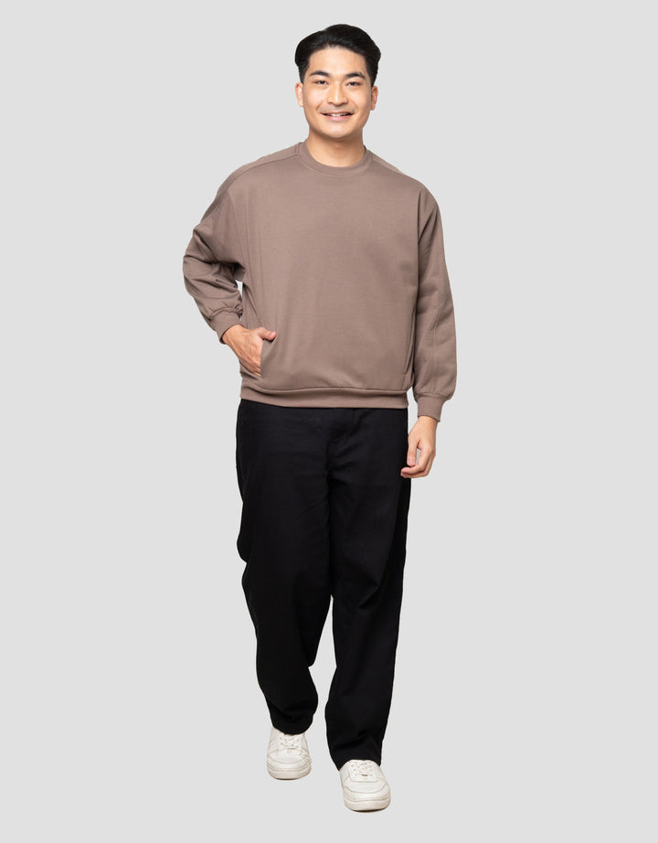 Nevada Raglan Boxy With Pocket Sweater Pria