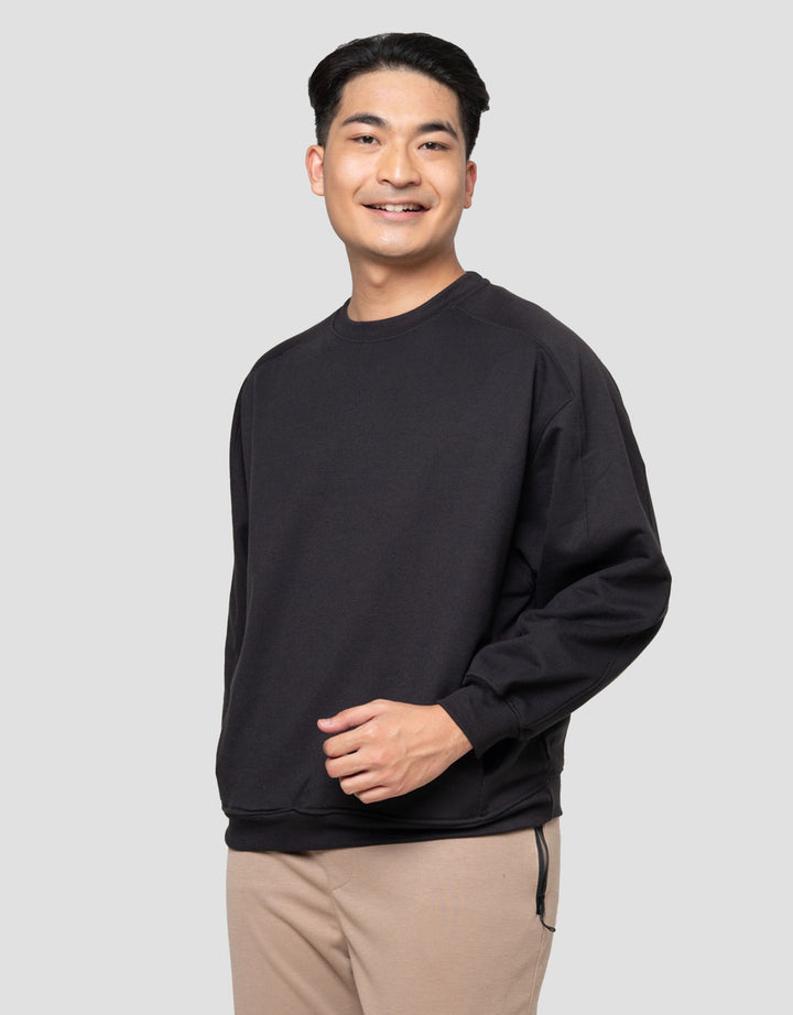 Nevada Raglan Boxy With Pocket Sweater Pria