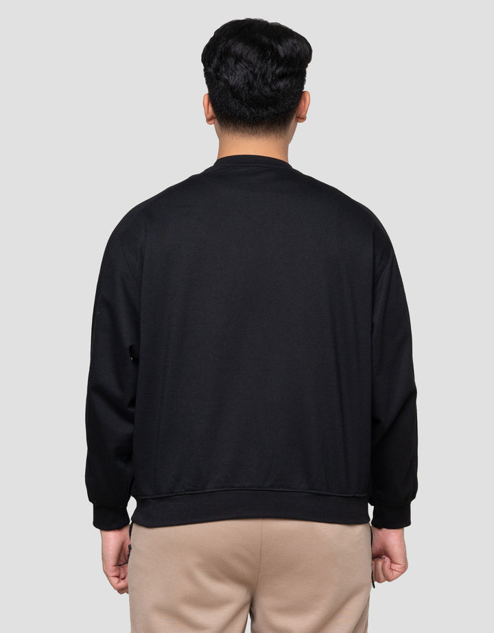 Nevada Raglan Boxy With Pocket Sweater Pria