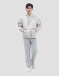 Nevada Cut & Sewn Boxy Fit Jaket Hoodie Pria