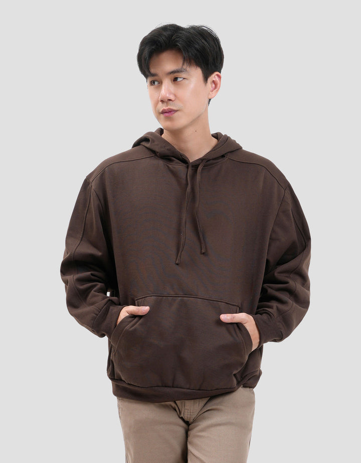Nevada Cut & Sewn Boxy Fit Jaket Hoodie Pria