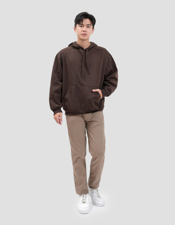 Nevada Cut & Sewn Boxy Fit Jaket Hoodie Pria