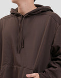 Nevada Cut & Sewn Boxy Fit Jaket Hoodie Pria