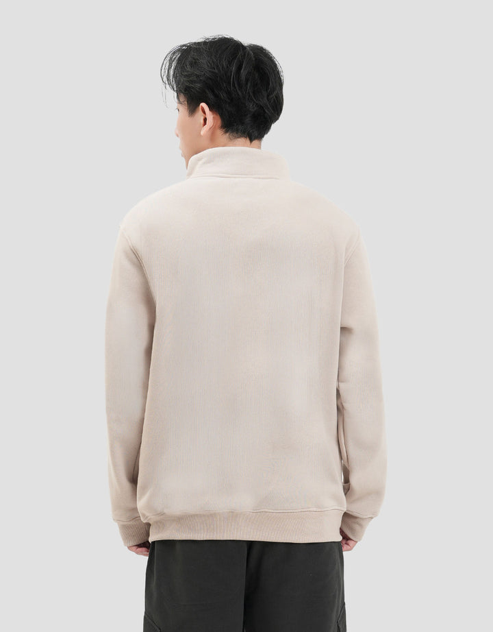 Nevada Half Zipper With Hd Patch Sweater Pria