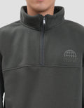 Nevada Half Zipper With Hd Patch Sweater Pria