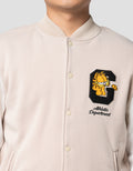 Nevada Varsity Garfield Patches And Backprint Jaket Pria