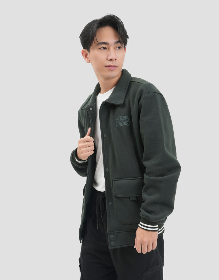 Nevada Knit Two Pocket With Hd Print Jaket Pria
