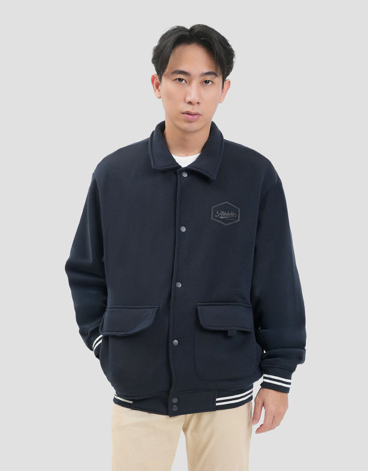 Nevada Knit Two Pocket With Hd Print Jaket Pria
