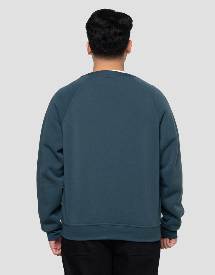 Nevada Knit Cardigan With Embro Wording Jaket Pria