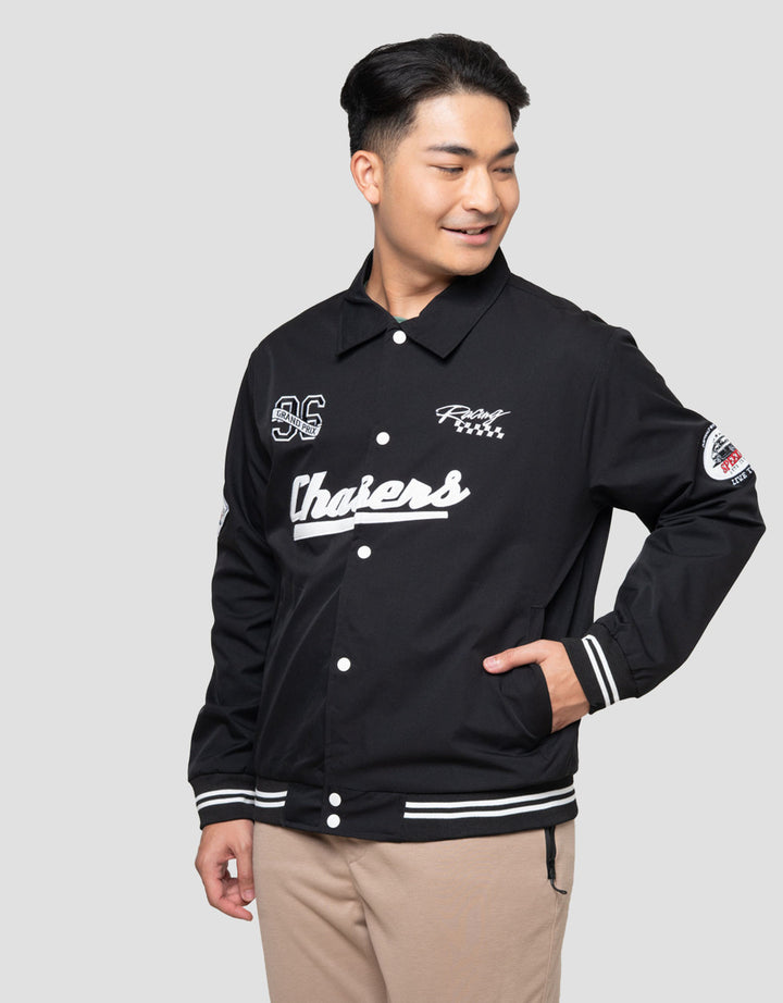 Nevada Woven Chasers Racing Patches Jaket Pria