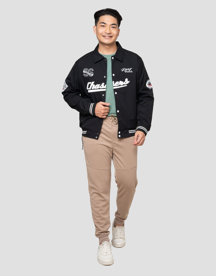 Nevada Woven Chasers Racing Patches Jaket Pria