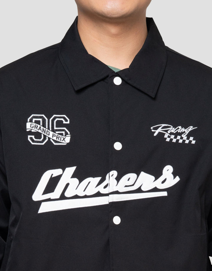 Nevada Woven Chasers Racing Patches Jaket Pria