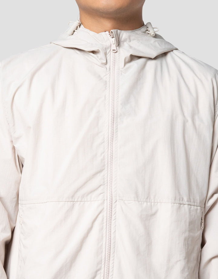 Nevada Woven Nylon Crinkle With Jaket Hoodie Pria