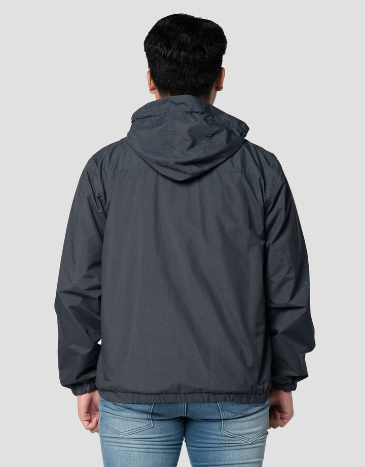 Nevada Woven Nylon Crinkle With Jaket Hoodie Pria