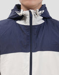 Nevada Woven Nylon Crinkle Cut & Sewn Jaket Hoodie Pria