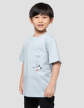 Suko Graphic Pocket Disney Kerah Bulat Kaos Lengan Pendek Anak Laki-Laki