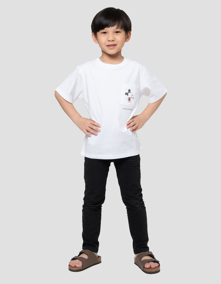 Suko Pocket Disney Kerah Bulat Kaos Lengan Pendek Anak Laki-Laki