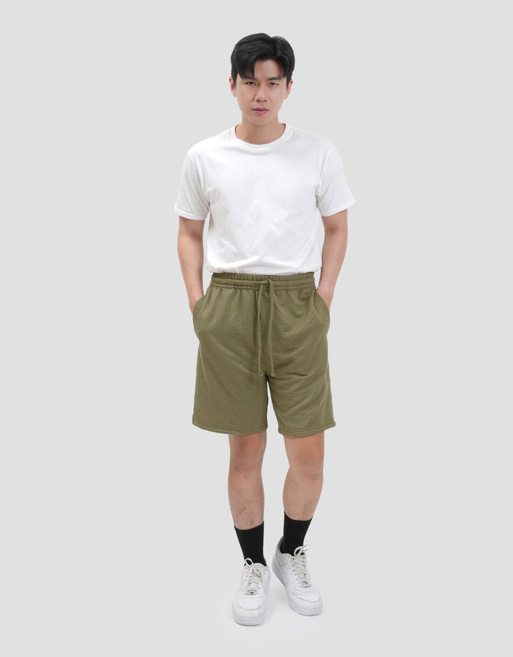 Nevada Knit Above Knee Texture Celana Pendek Pria