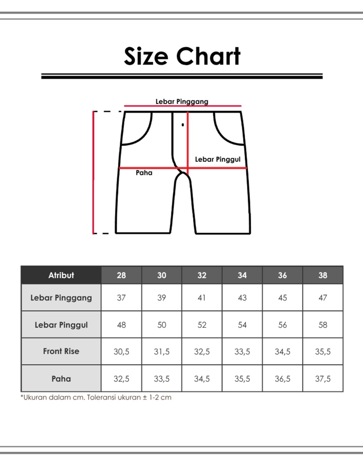 Nevada Cargo Knee Two Pocket Celana Pendek Pria