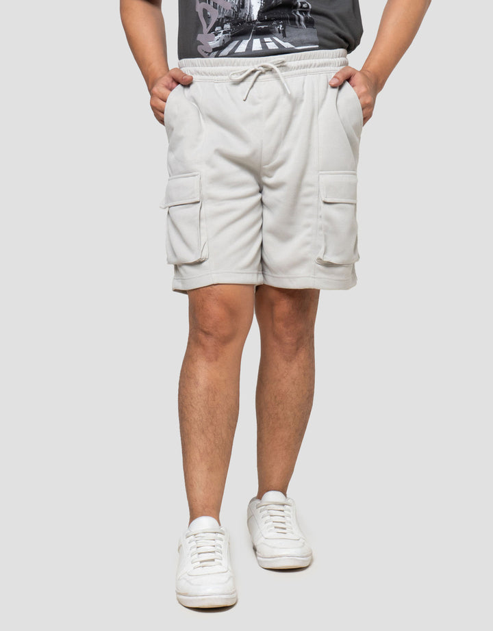 Nevada Knit Cargo Front And Cut & Sewn Celana Pendek Pria