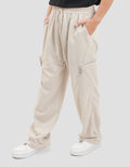 Nevada Loose Fit 3D Zipper Celana Cargo Pria