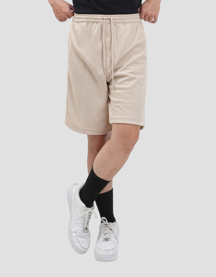 Nevada Knit Basic Texture Knee Celana Pendek Pria