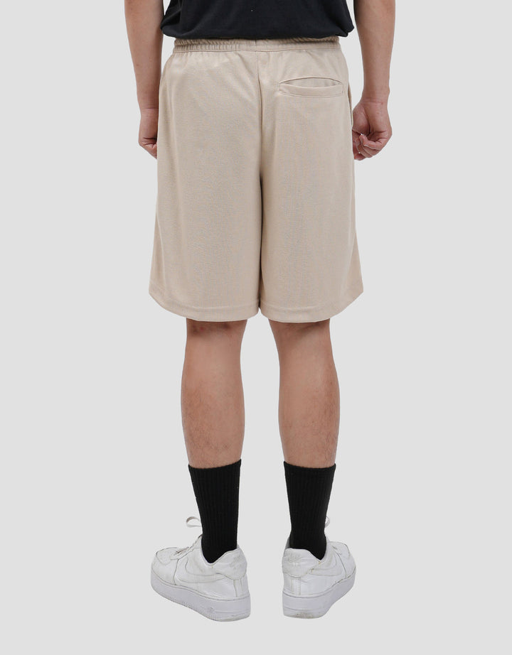 Nevada Knit Basic Texture Knee Celana Pendek Pria
