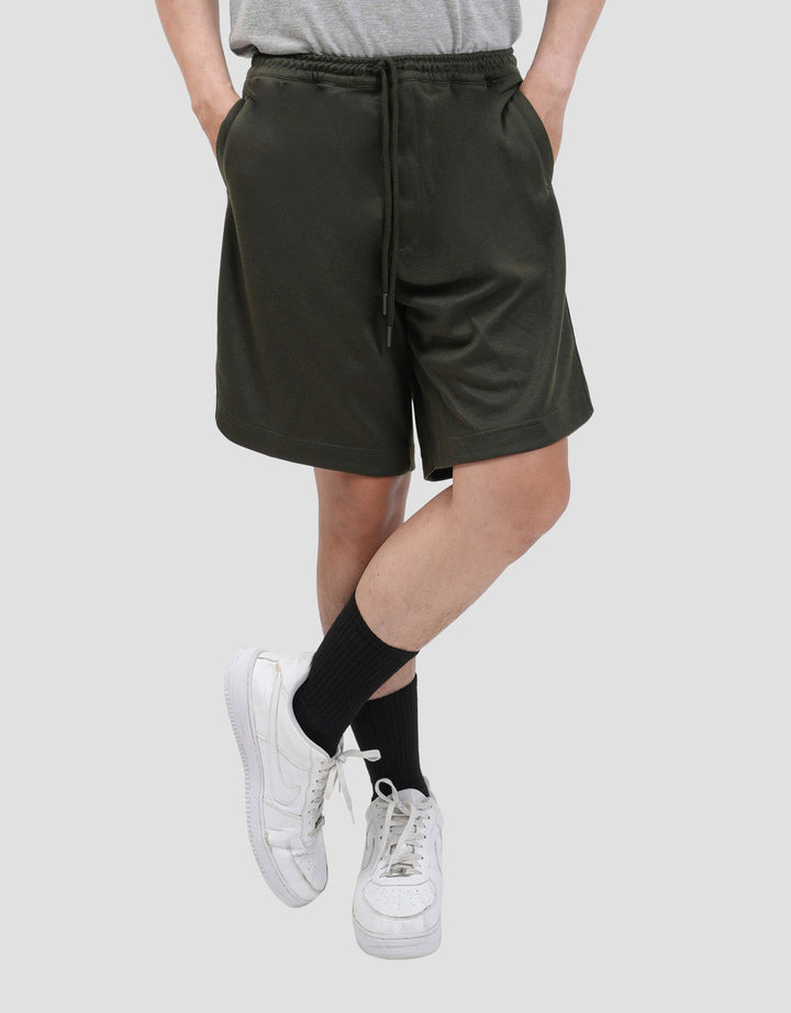 Nevada Knit Basic Texture Knee Celana Pendek Pria