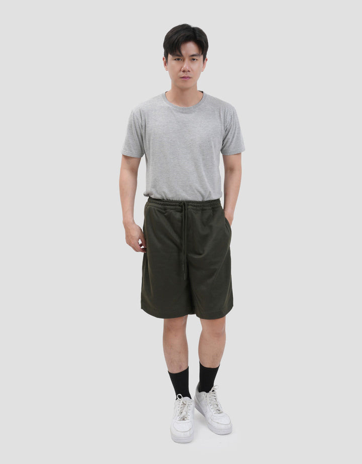 Nevada Knit Basic Texture Knee Celana Pendek Pria