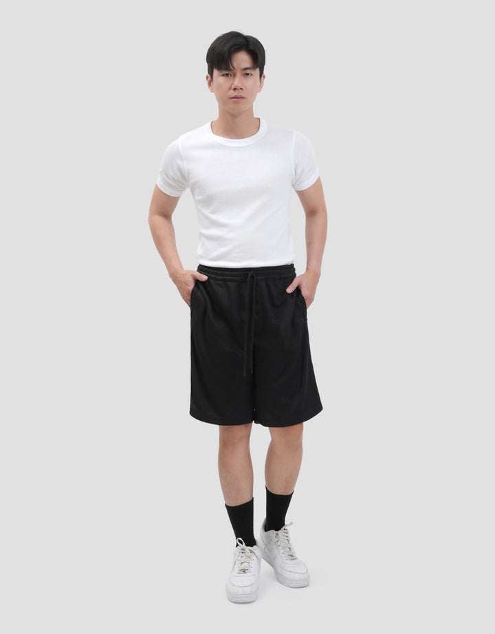 Nevada Knit Basic Texture Knee Celana Pendek Pria